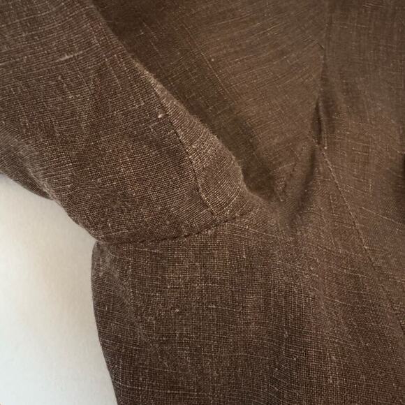 MAXMARA 100% Linen Belted Utility Jacket - Picture 8 of 12